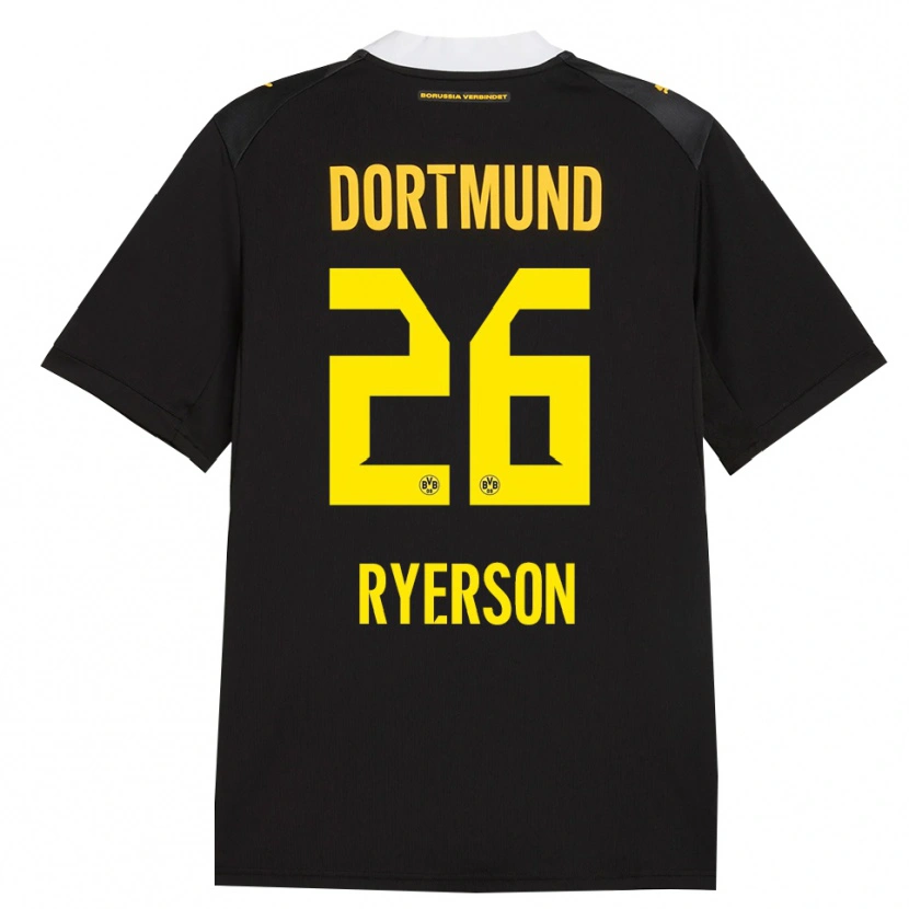 Danxen Mulher Camisola Julian Ryerson #26 Preto Vermelho Amarelo Alternativa 2026/27 Camisa Brasil