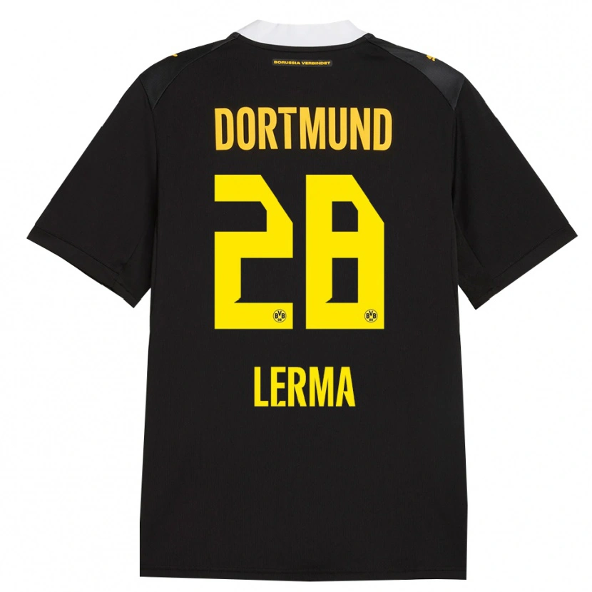 Danxen Mulher Camisola Justin Lerma #28 Preto Vermelho Amarelo Alternativa 2026/27 Camisa Brasil