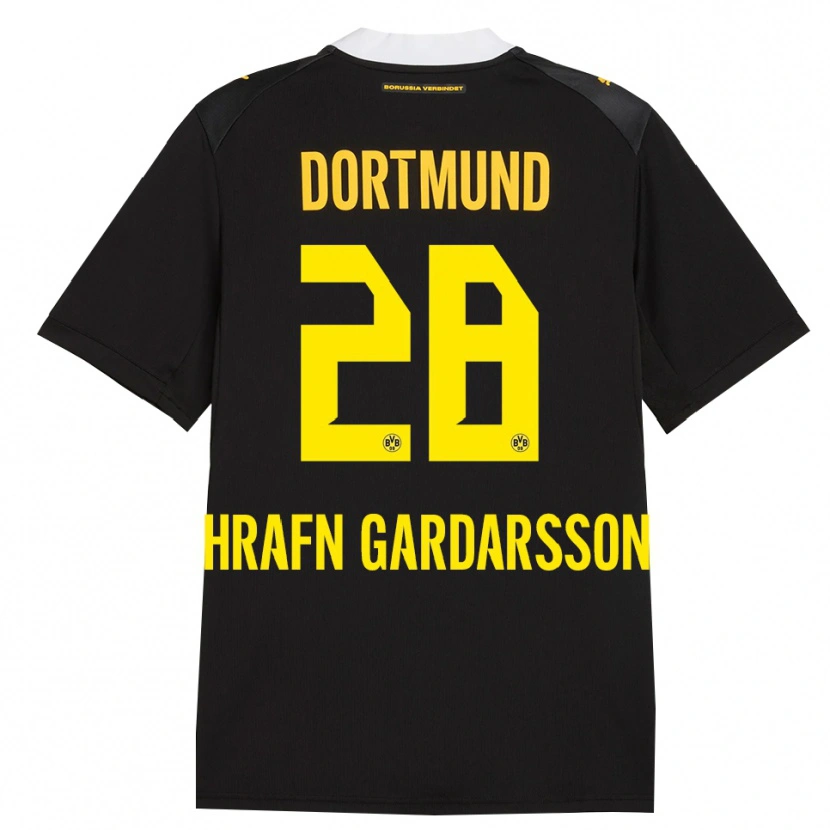 Danxen Mulher Camisola Bjarki Hrafn Gardarsson #28 Preto Vermelho Amarelo Alternativa 2026/27 Camisa Brasil