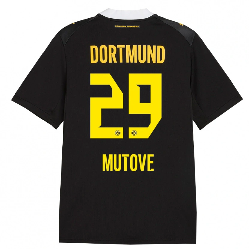 Danxen Mulher Camisola Kevin Mutove #29 Preto Vermelho Amarelo Alternativa 2026/27 Camisa Brasil
