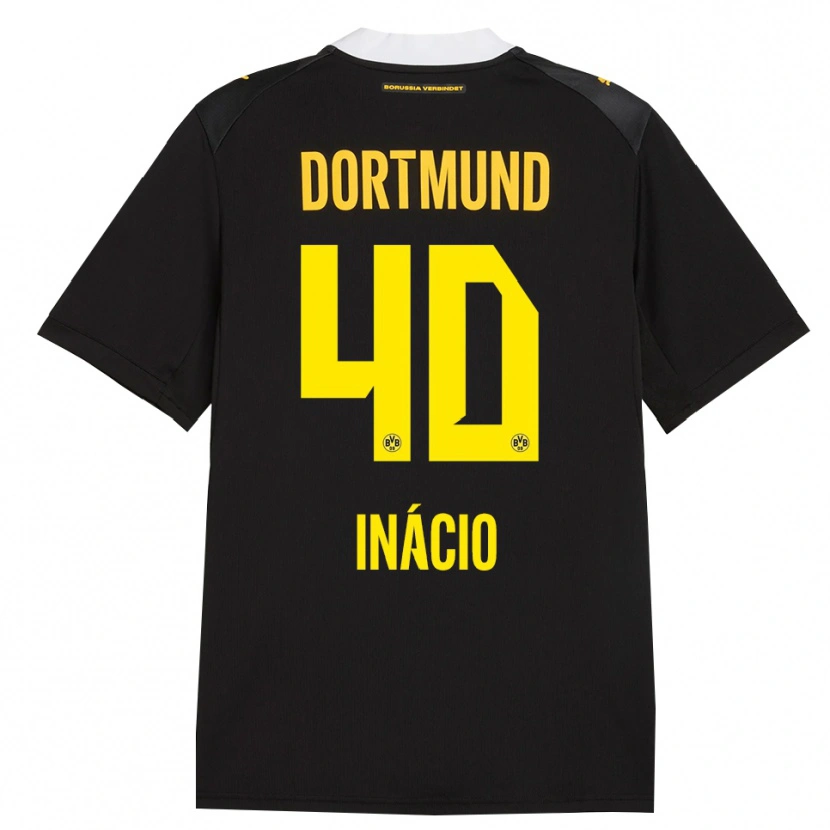 Danxen Mulher Camisola Samuele Inácio #40 Preto Vermelho Amarelo Alternativa 2026/27 Camisa Brasil