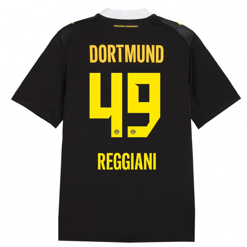 Danxen Mulher Camisola Luca Reggiani #49 Preto Vermelho Amarelo Alternativa 2026/27 Camisa Brasil
