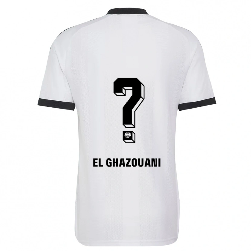 Danxen Mulher Camisola Mohamed El Ghazouani #0 Branco Preto Alternativa 2026/27 Camisa Brasil