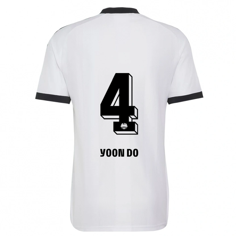 Danxen Mulher Camisola Yoon-Do Kim #4 Branco Preto Alternativa 2026/27 Camisa Brasil