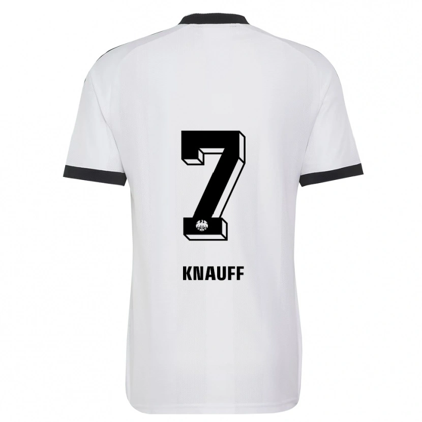 Danxen Mulher Camisola Ansgar Knauff #7 Branco Preto Alternativa 2026/27 Camisa Brasil