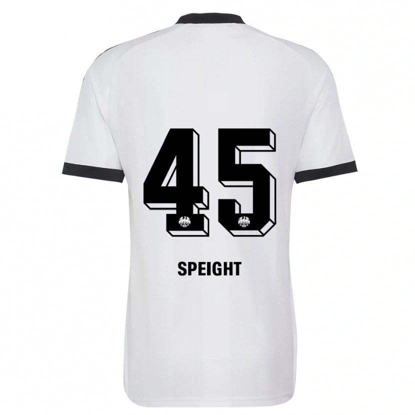 Danxen Mulher Camisola Benjamin Speight #45 Branco Preto Alternativa 2026/27 Camisa Brasil