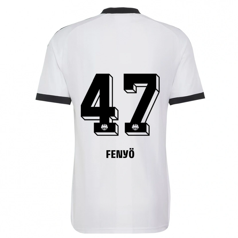 Danxen Mulher Camisola Noah Fenyö #47 Branco Preto Alternativa 2026/27 Camisa Brasil