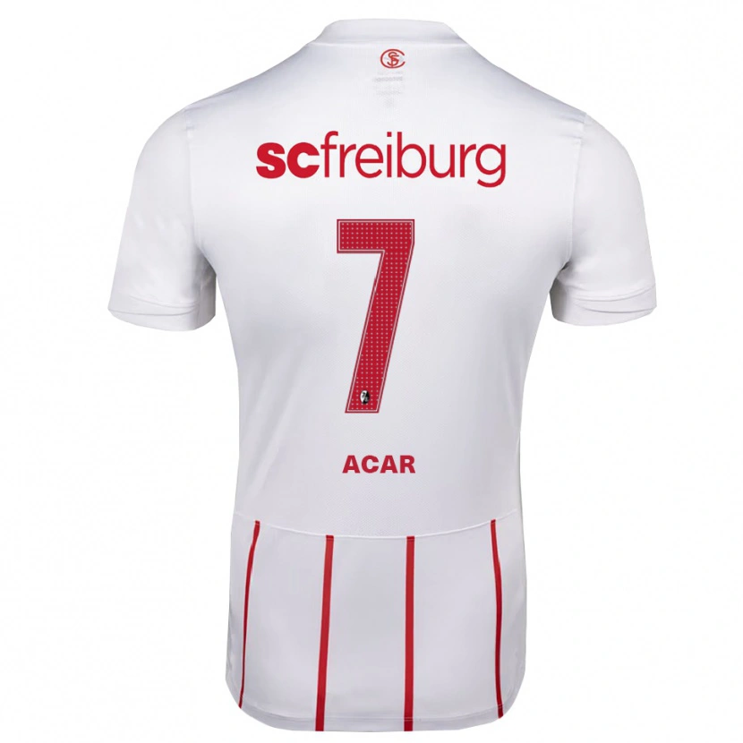Danxen Mulher Camisola Hasan Acar #7 Branco Vermelho Amarelo Alternativa 2026/27 Camisa Brasil