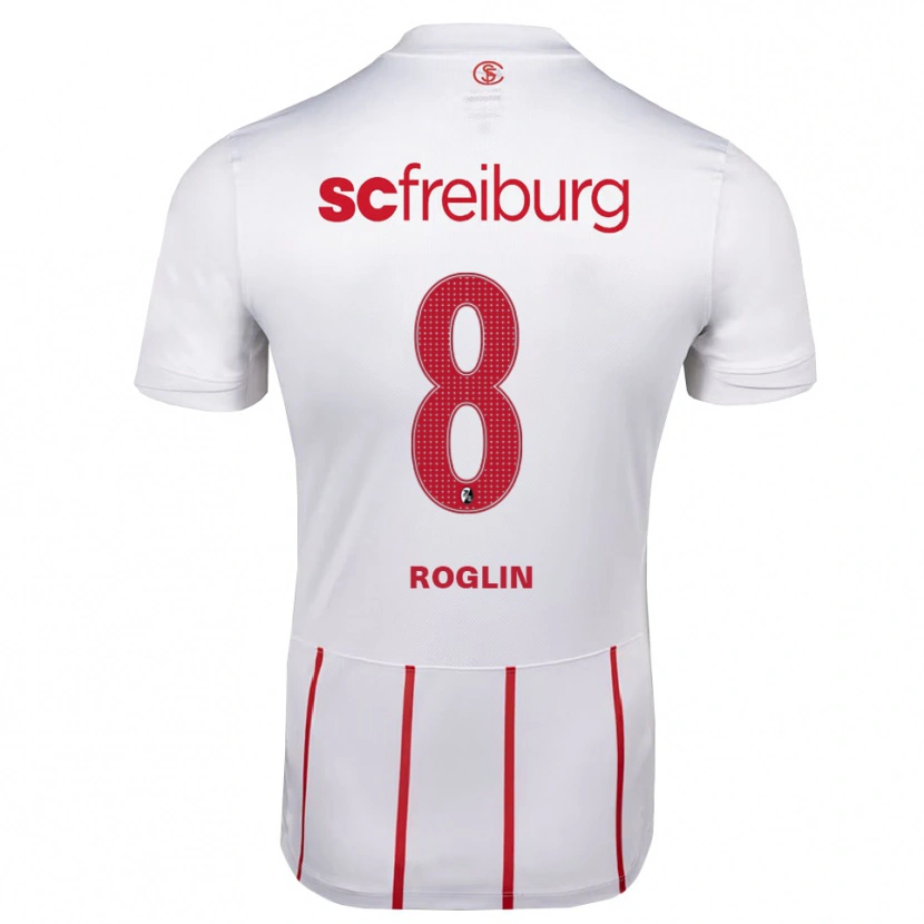 Danxen Mulher Camisola Richard Roglin #8 Branco Vermelho Amarelo Alternativa 2026/27 Camisa Brasil