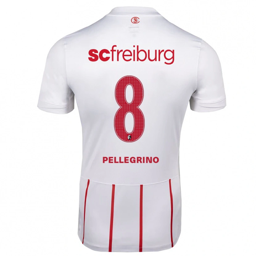 Danxen Mulher Camisola Gabriel Pellegrino #8 Branco Vermelho Amarelo Alternativa 2026/27 Camisa Brasil