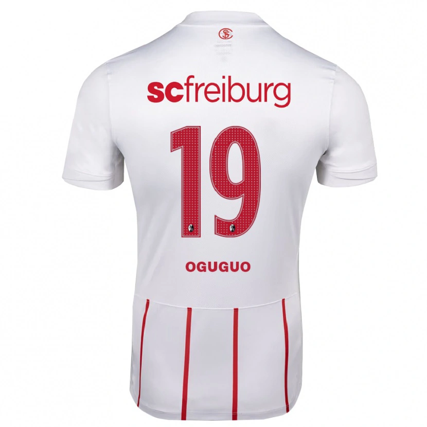 Danxen Mulher Camisola Elijah Oguguo #19 Branco Vermelho Amarelo Alternativa 2026/27 Camisa Brasil