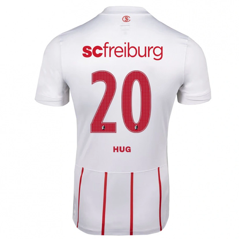 Danxen Mulher Camisola Nico Hug #20 Branco Vermelho Amarelo Alternativa 2026/27 Camisa Brasil