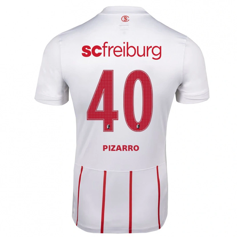 Danxen Mulher Camisola Théodore Pizarro #40 Branco Vermelho Amarelo Alternativa 2026/27 Camisa Brasil