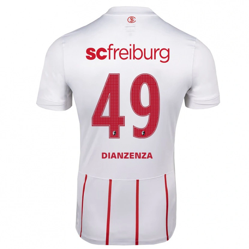 Danxen Mulher Camisola Chrisdy Dianzenza #49 Branco Vermelho Amarelo Alternativa 2026/27 Camisa Brasil