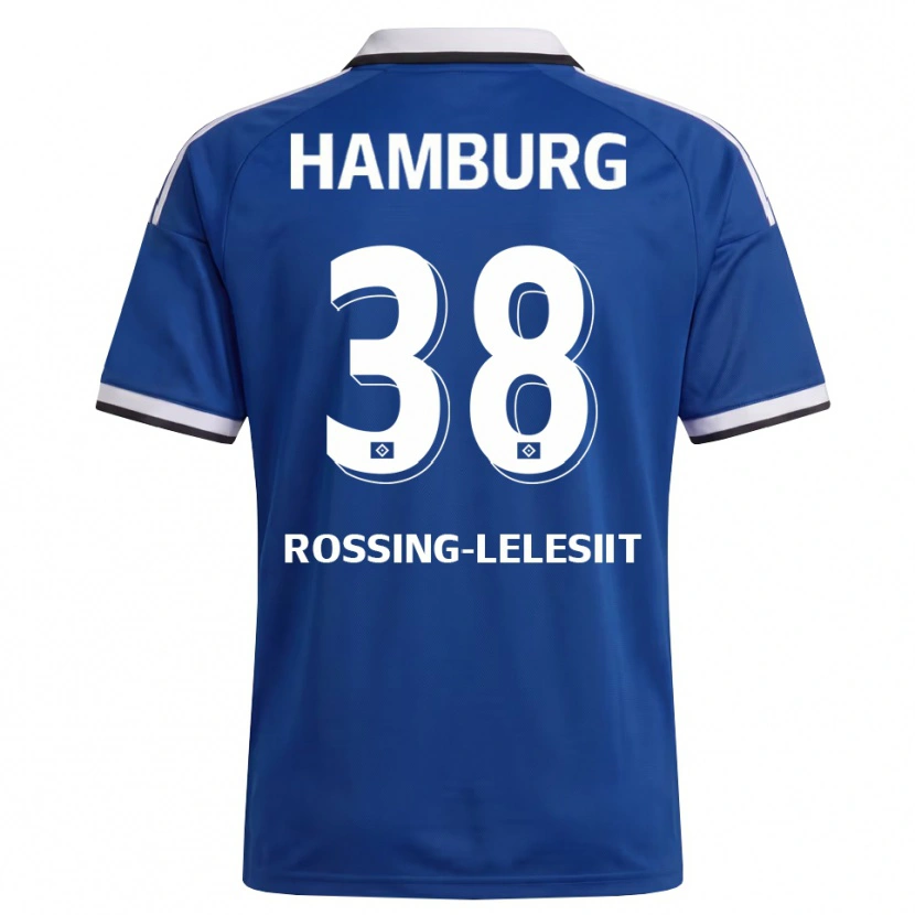 Danxen Mulher Camisola Alexander Røssing-Lelesiit #38 Branco Azul Alternativa 2026/27 Camisa Brasil