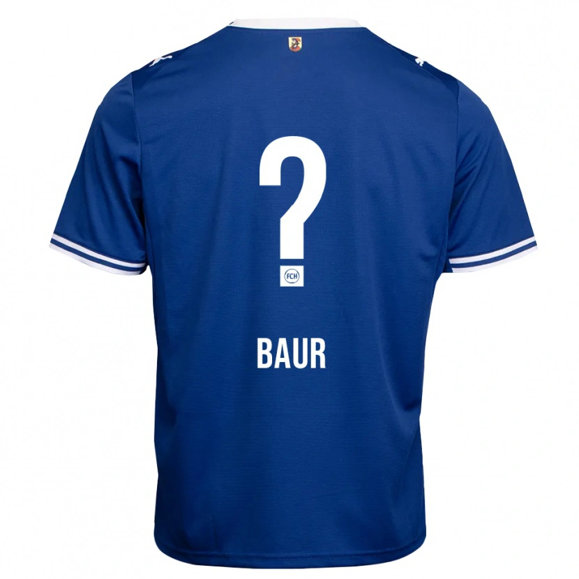 Danxen Mulher Camisola Martin Baur #0 Azul Real Branco Alternativa 2026/27 Camisa Brasil