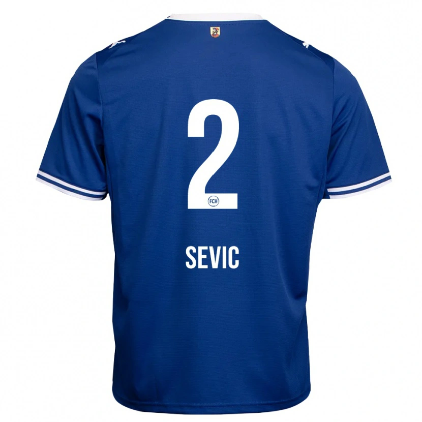 Danxen Mulher Camisola Andrej Sevic #2 Azul Real Branco Alternativa 2026/27 Camisa Brasil