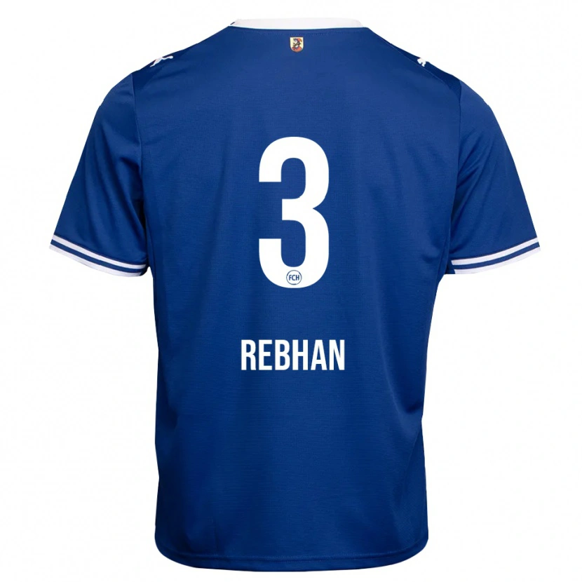 Danxen Mulher Camisola Emma Rebhan #3 Azul Real Branco Alternativa 2026/27 Camisa Brasil