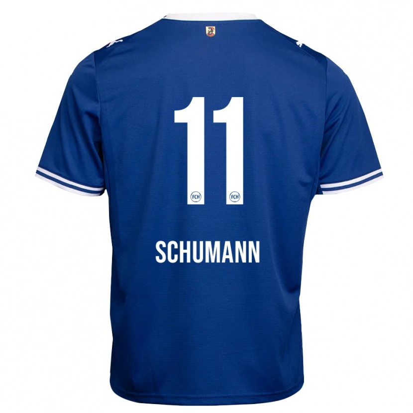 Danxen Mulher Camisola Stefan Schumann #11 Azul Real Branco Alternativa 2026/27 Camisa Brasil