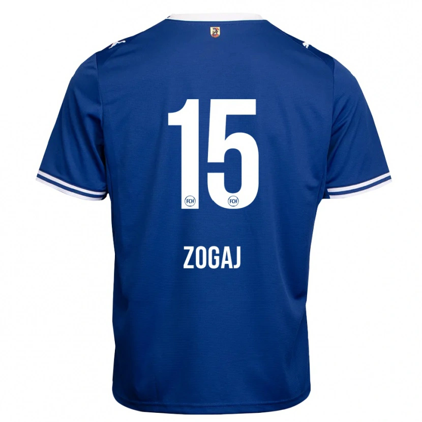 Danxen Mulher Camisola Nderim Zogaj #15 Azul Real Branco Alternativa 2026/27 Camisa Brasil