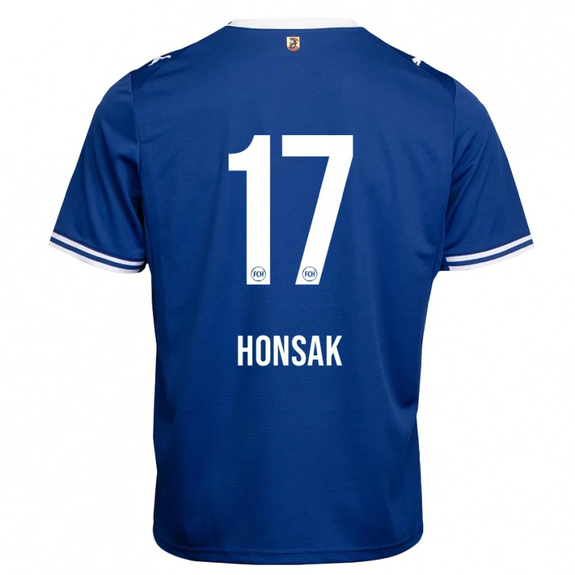 Danxen Mulher Camisola Mathias Honsak #17 Azul Real Branco Alternativa 2026/27 Camisa Brasil