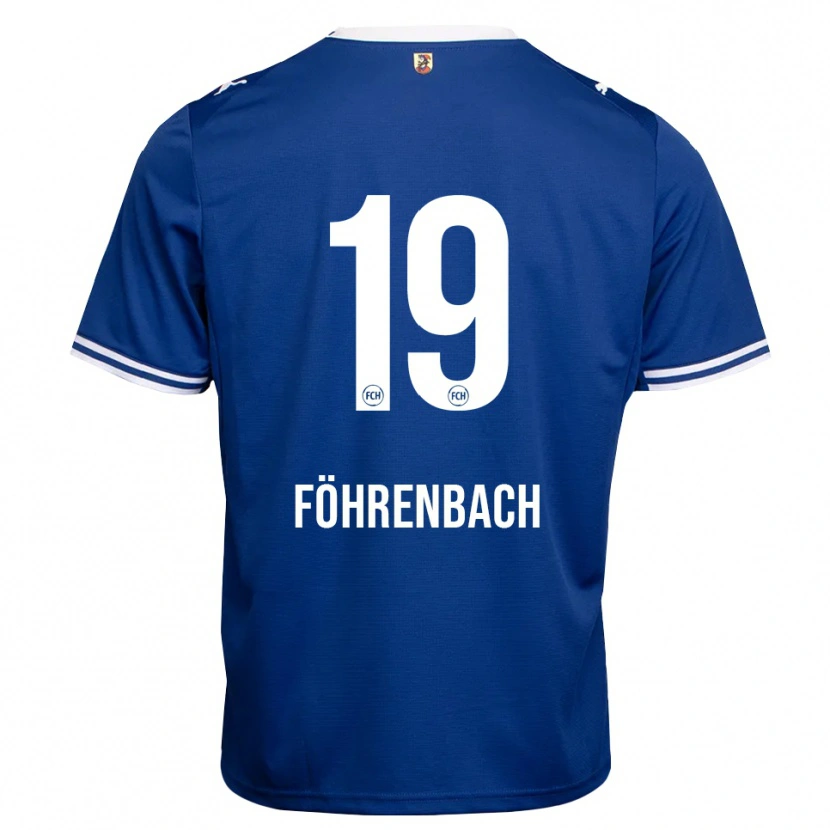 Danxen Mulher Camisola Jonas Föhrenbach #19 Azul Real Branco Alternativa 2026/27 Camisa Brasil
