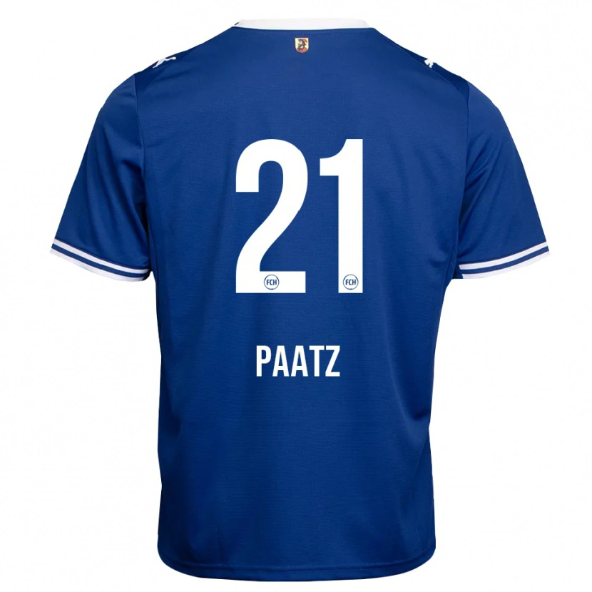 Danxen Mulher Camisola Roque Paatz #21 Azul Real Branco Alternativa 2026/27 Camisa Brasil