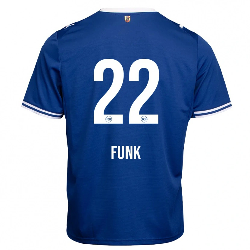 Danxen Mulher Camisola Sebastian Funk #22 Azul Real Branco Alternativa 2026/27 Camisa Brasil