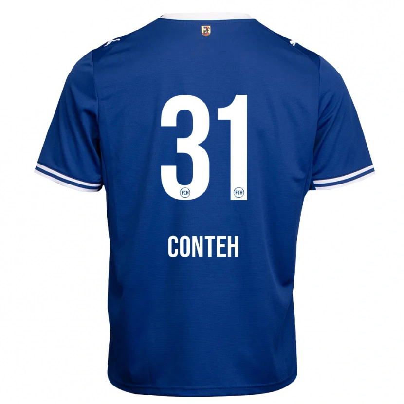 Danxen Mulher Camisola Sirlord Conteh #31 Azul Real Branco Alternativa 2026/27 Camisa Brasil