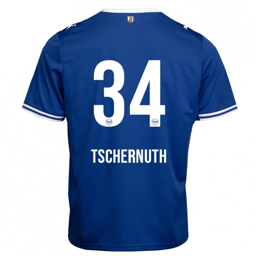 Danxen Mulher Camisola Paul Tschernuth #34 Azul Real Branco Alternativa 2026/27 Camisa Brasil