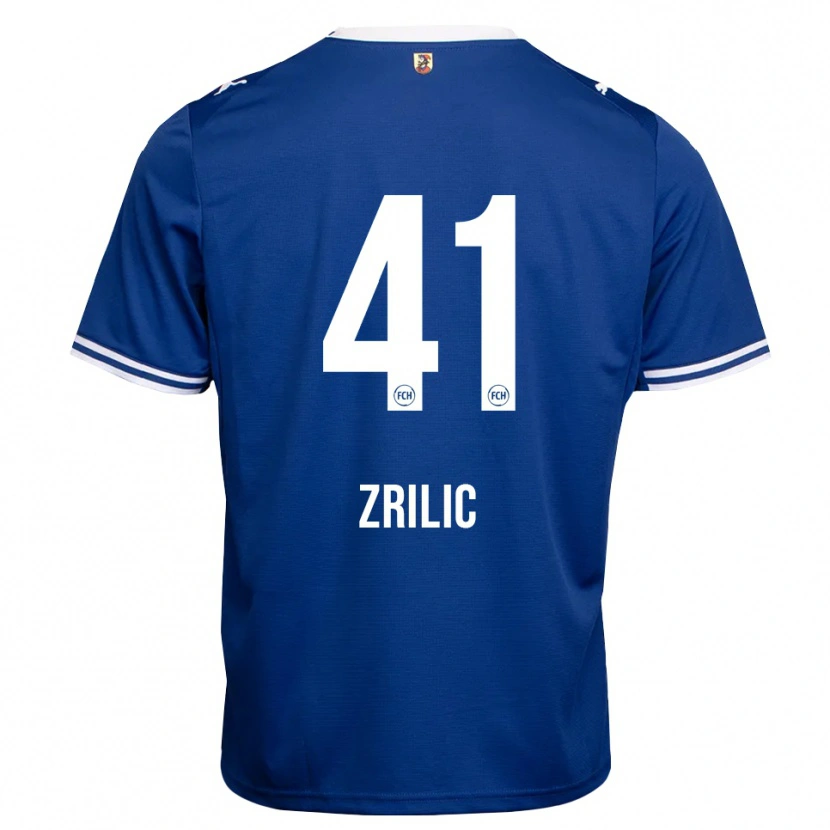Danxen Mulher Camisola Marko Zrilić #41 Azul Real Branco Alternativa 2026/27 Camisa Brasil