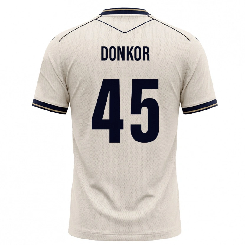 Danxen Mulher Camisola Denis Donkor #45 Branco Azul Tinta Alternativa 2026/27 Camisa Brasil