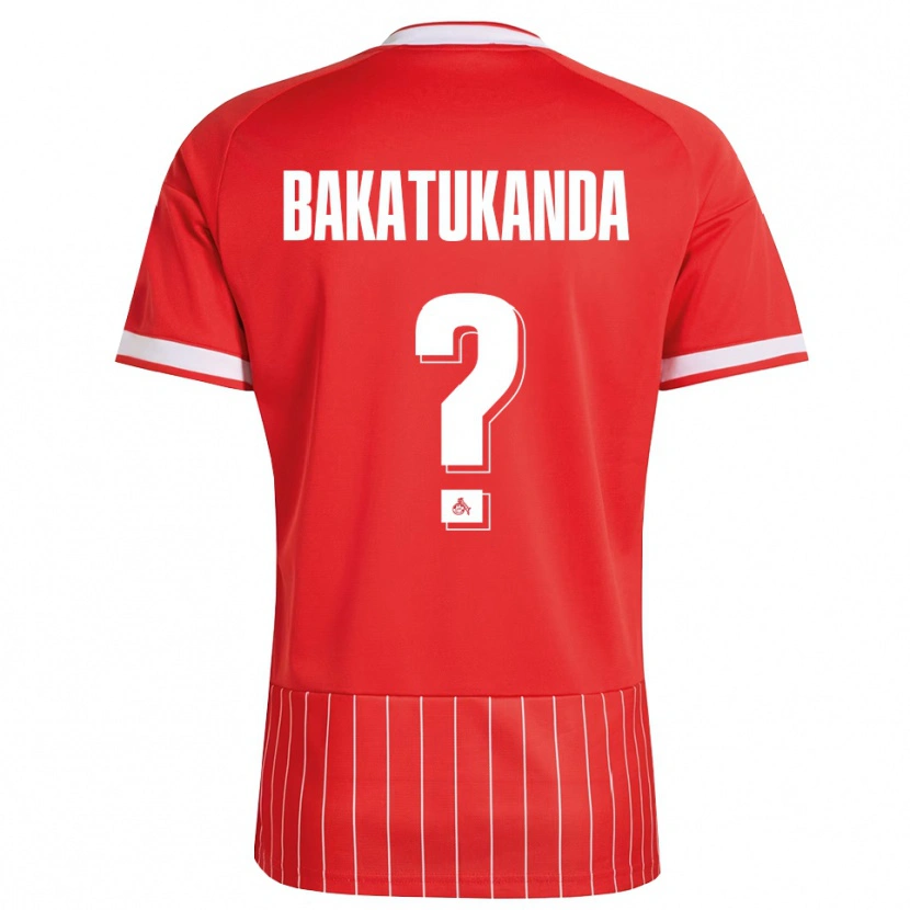 Danxen Mulher Camisola Elias Bakatukanda #0 Vermelho Branco Verde Alternativa 2026/27 Camisa Brasil