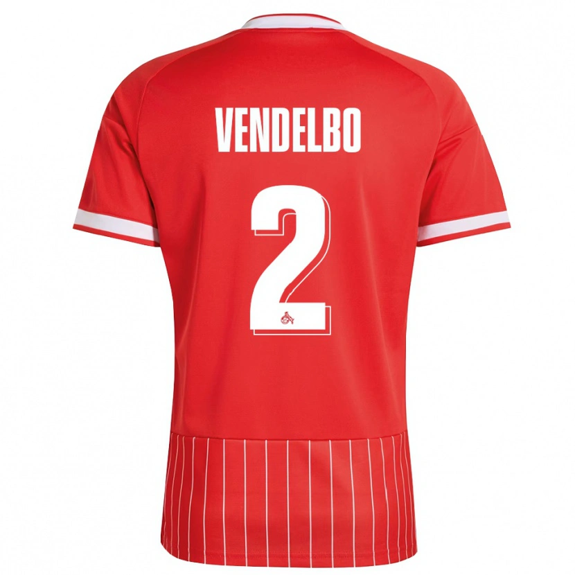 Danxen Mulher Camisola Sofie Vendelbo #2 Vermelho Branco Verde Alternativa 2026/27 Camisa Brasil