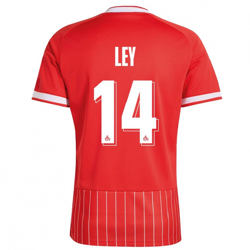 Danxen Mulher Camisola Benjamin Ley #14 Vermelho Branco Verde Alternativa 2026/27 Camisa Brasil