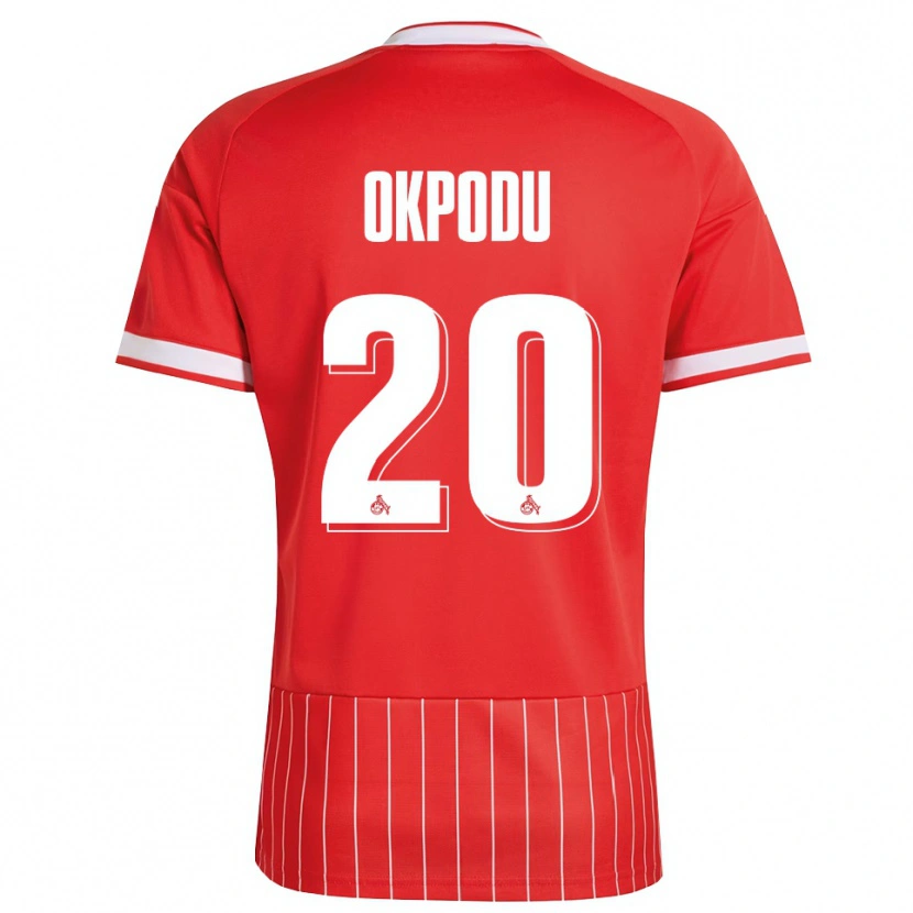 Danxen Mulher Camisola David Okpodu #20 Vermelho Branco Verde Alternativa 2026/27 Camisa Brasil