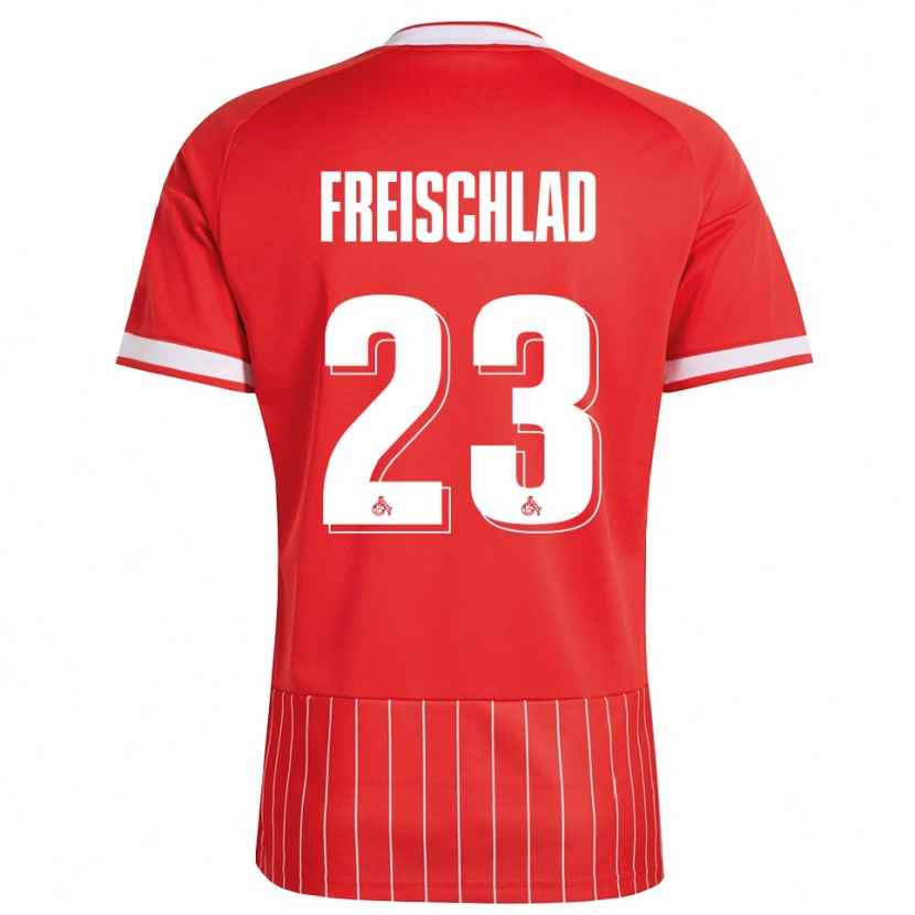 Danxen Mulher Camisola Yannick Freischlad #23 Vermelho Branco Verde Alternativa 2026/27 Camisa Brasil
