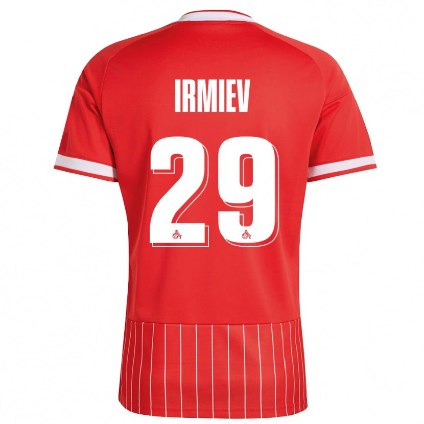 Danxen Mulher Camisola Kristiyan Irmiev #29 Vermelho Branco Verde Alternativa 2026/27 Camisa Brasil