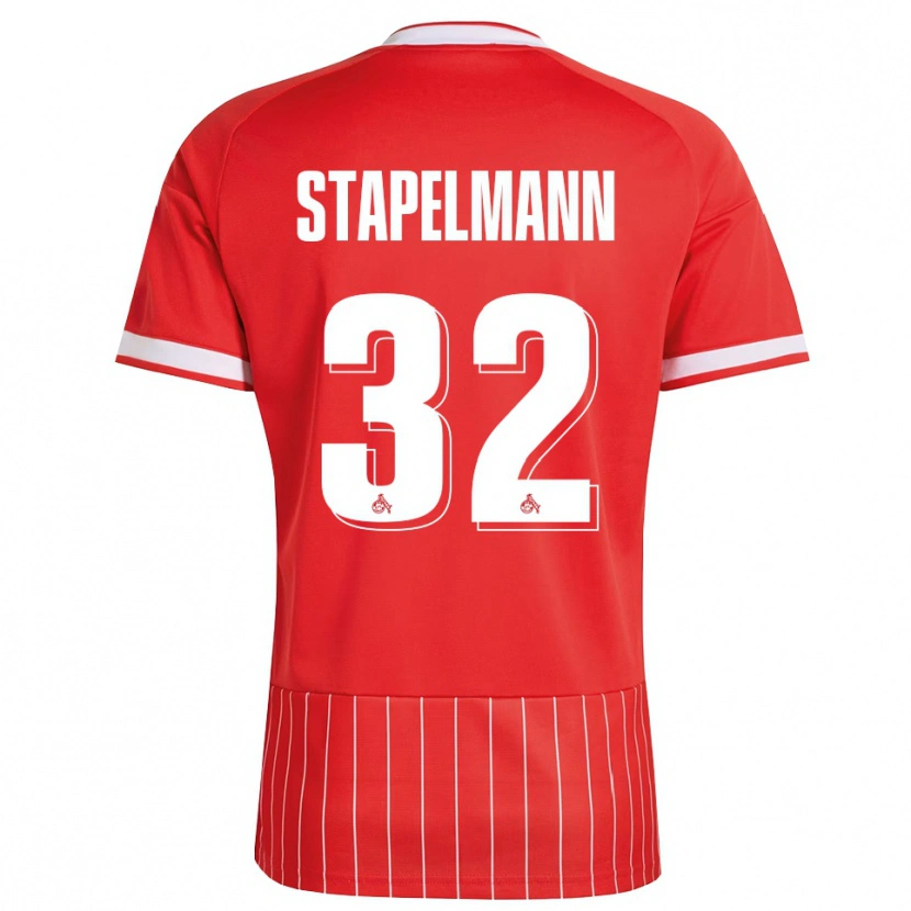 Danxen Mulher Camisola Luis Stapelmann #32 Vermelho Branco Verde Alternativa 2026/27 Camisa Brasil
