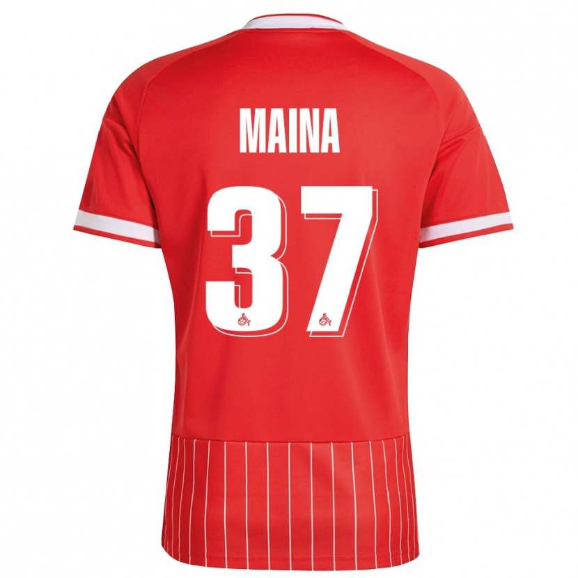 Danxen Mulher Camisola Linton Maina #37 Vermelho Branco Verde Alternativa 2026/27 Camisa Brasil