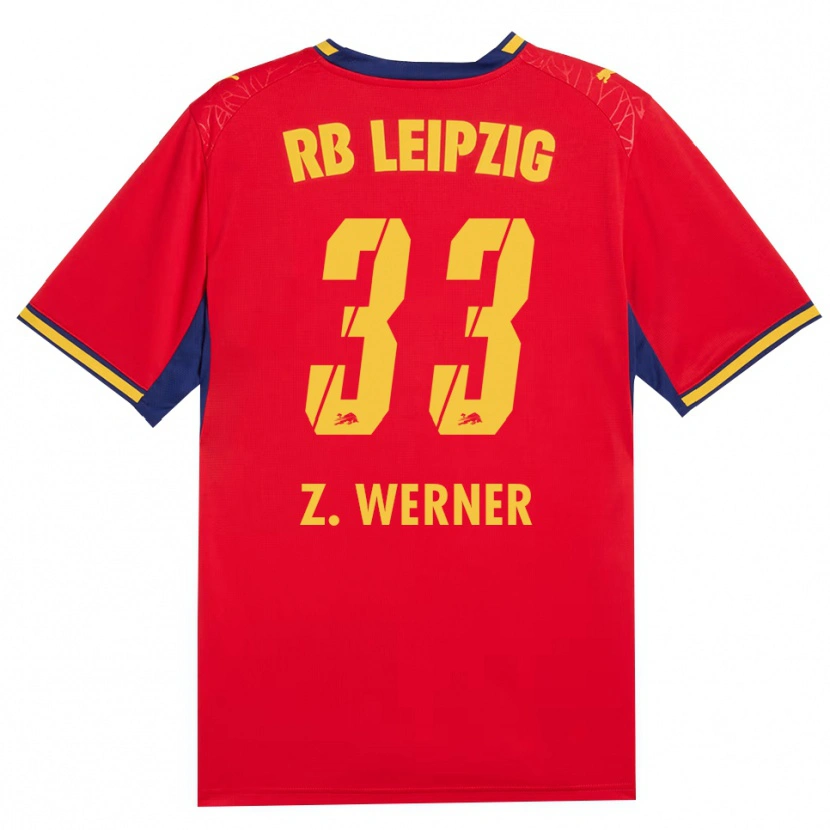 Danxen Mulher Camisola Zoé Werner #33 Vermelho Amarelo Azul Real Alternativa 2026/27 Camisa Brasil
