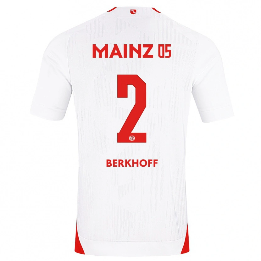 Danxen Mulher Camisola Jonas Berkhoff #2 Branco Vermelho Amarelo Alternativa 2026/27 Camisa Brasil
