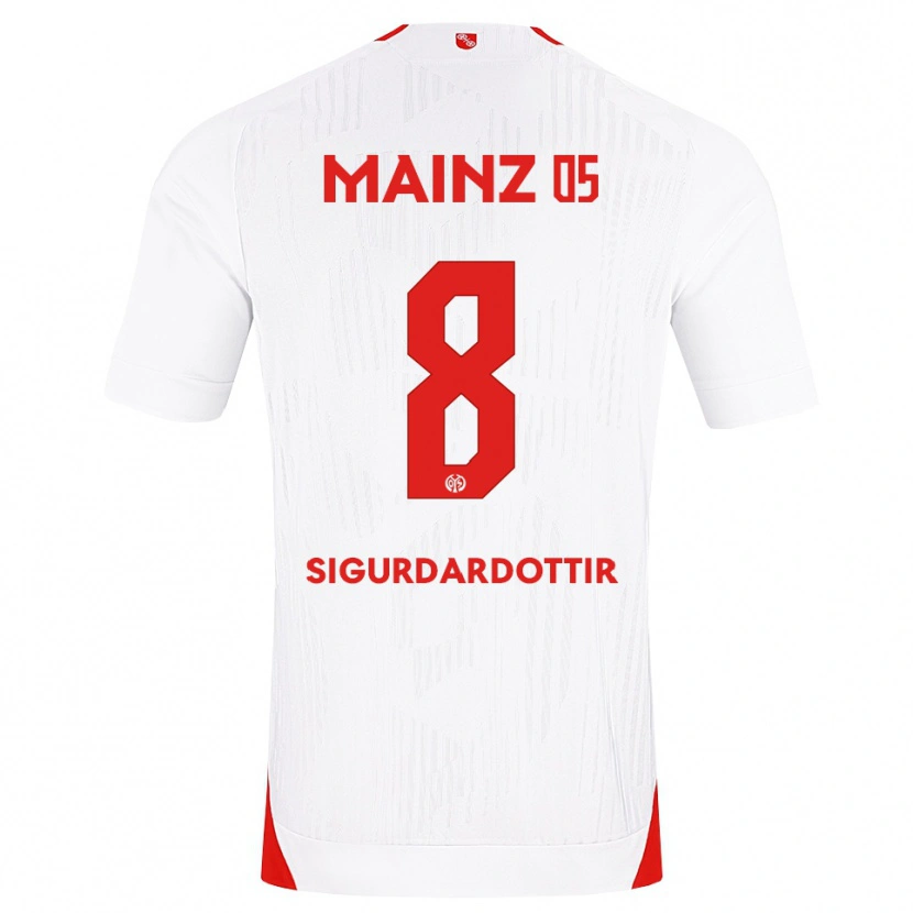 Danxen Mulher Camisola Heiðrún Sigurðardóttir #8 Branco Vermelho Amarelo Alternativa 2026/27 Camisa Brasil