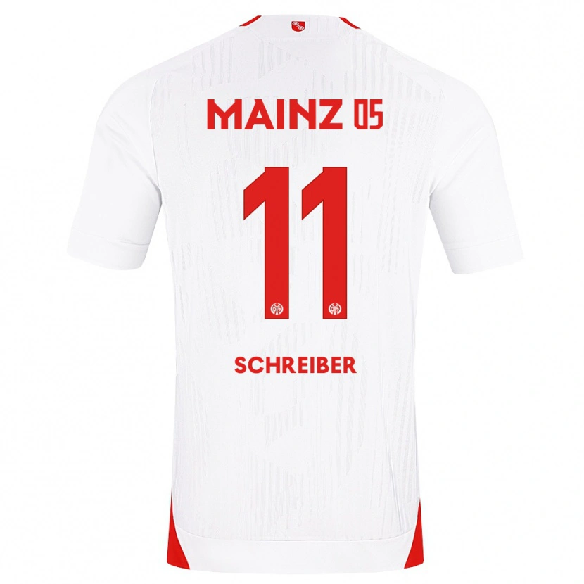 Danxen Mulher Camisola Philipp Schreiber #11 Branco Vermelho Amarelo Alternativa 2026/27 Camisa Brasil
