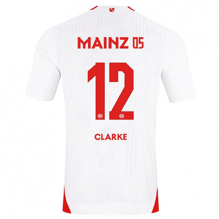 Danxen Mulher Camisola Sarah Clarke #12 Branco Vermelho Amarelo Alternativa 2026/27 Camisa Brasil