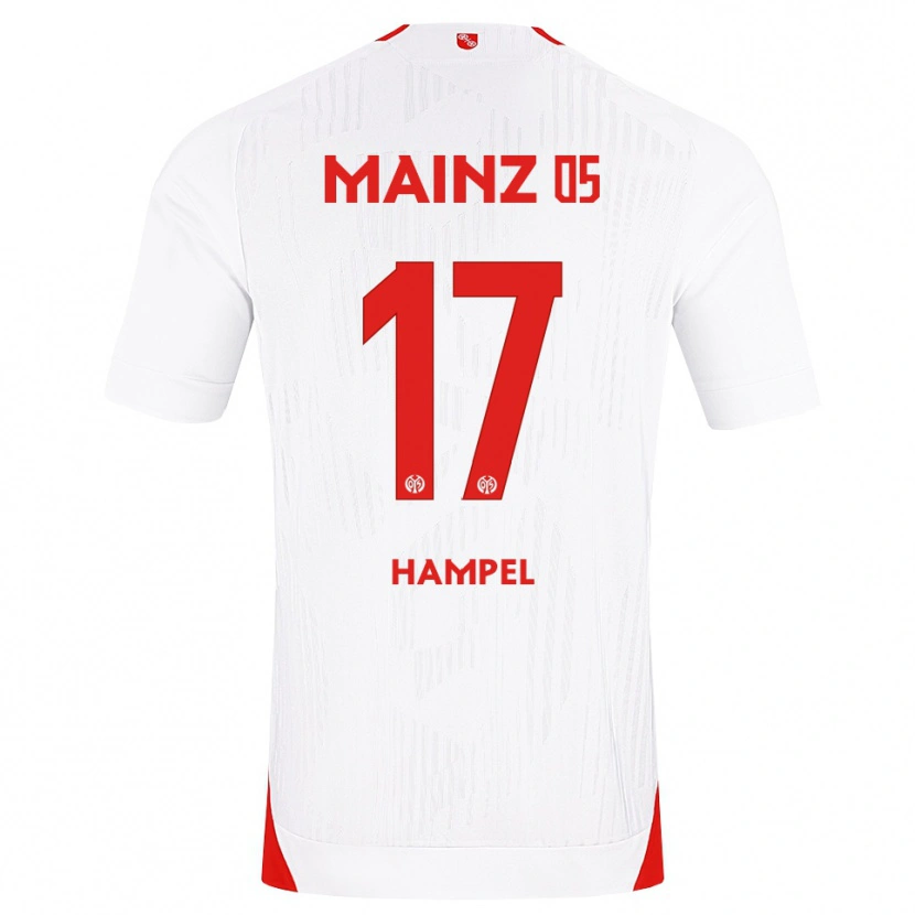 Danxen Mulher Camisola Luca Hampel #17 Branco Vermelho Amarelo Alternativa 2026/27 Camisa Brasil