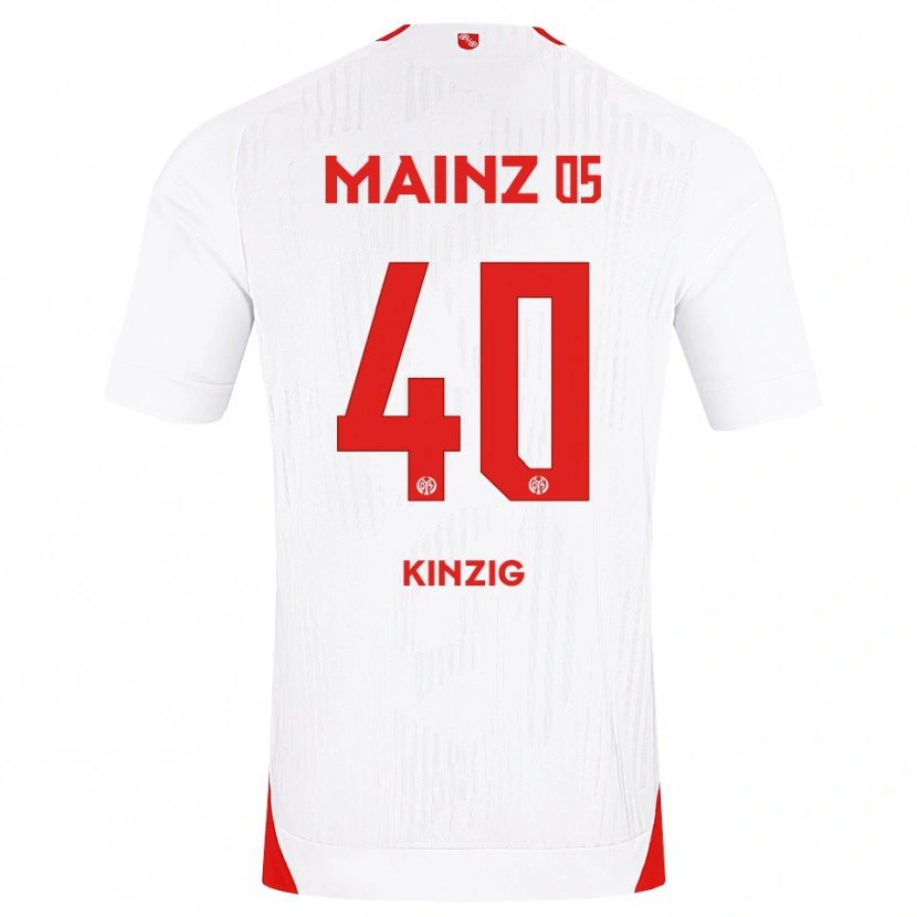 Danxen Mulher Camisola Maximilian Kinzig #40 Branco Vermelho Amarelo Alternativa 2026/27 Camisa Brasil