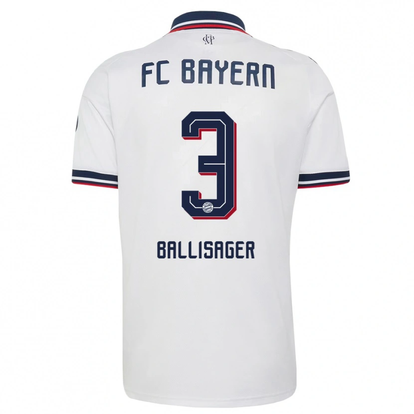 Danxen Mulher Camisola Stine Ballisager #3 Cinza Branco Vermelho Alternativa 2026/27 Camisa Brasil