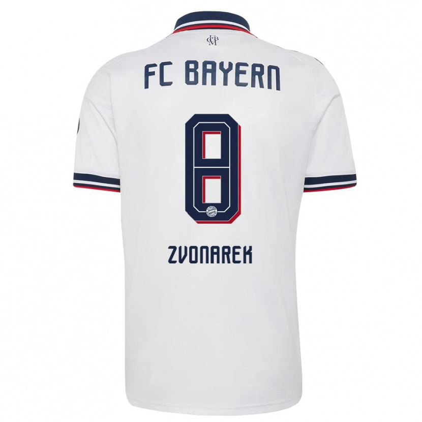Danxen Mulher Camisola Lovro Zvonarek #8 Cinza Branco Vermelho Alternativa 2026/27 Camisa Brasil