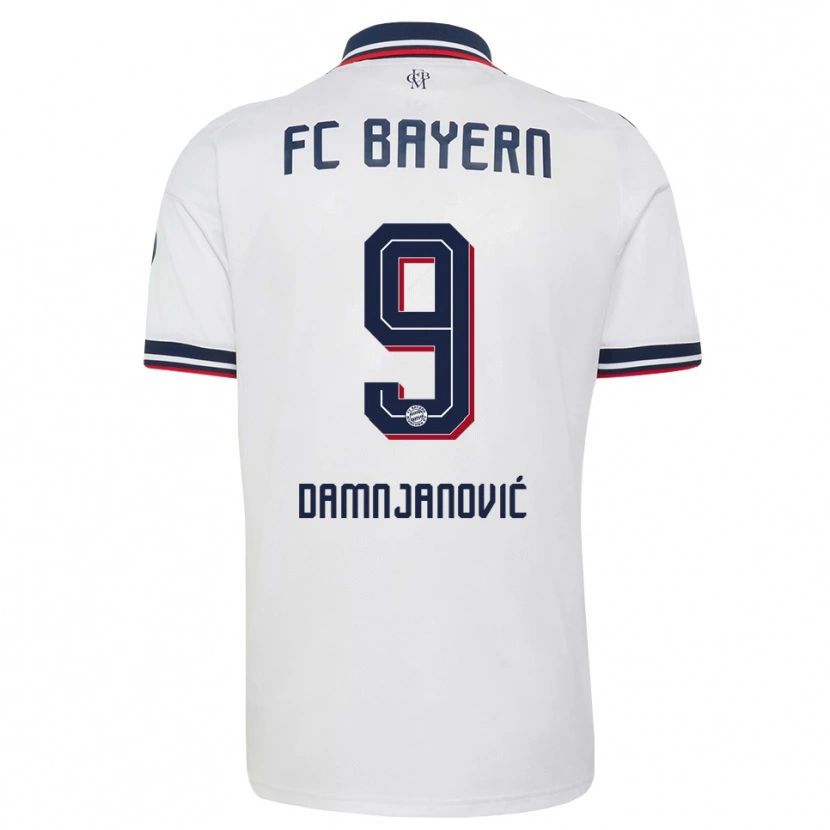 Danxen Mulher Camisola Jovana Damnjanović #9 Cinza Branco Vermelho Alternativa 2026/27 Camisa Brasil